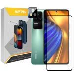 محافظ لنز دوربین اسپریگ مدل 3D-FU مناسب برای گوشی موبایل شیائومی Poco F4 5G به همراه محافظ صفحه نمایش