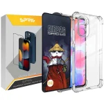 کاور اسپریگ مدل Airbag-Airbagcover مناسب برای گوشی موبایل شیائومی Poco F3 / Redmi K40 / K40 Pro / 11i / 11X / 11X pro به همراه محافظ صفحه نمایش