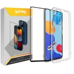 کاور اسپریگ مدل FL-CL مناسب برای گوشی موبایل شیائومی Redmi Note 11 4G Global / Note 11s 4G به همراه محافظ صفحه نمایش