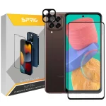 محافظ لنز دوربین اسپریگ مدل 3D-FU مناسب برای گوشی موبایل سامسونگ Galaxy M53 5G به همراه محافظ صفحه نمایش