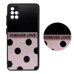 کاور طرح Forever Love مدل CVR مناسب برای گوشی موبایل سامسونگ Galaxy A51 به همراه پایه نگهدارنده گوشی