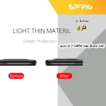 محافظ لنز دوربین اسپریگ مدل LNSP مناسب برای گوشی موبایل سامسونگ Galaxy A73 5G بسته دو عددی - Image 4