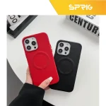 کاور اسپریگ مدل Magsafe leather مناسب برای گوشی موبایل اپل Iphone 14 Pro Max - Image 7