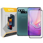 محافظ لنز دوربین اسپریگ مدل FLZ-FU مناسب برای گوشی موبایل سامسونگ Galaxy S10E به همراه محافظ صفحه نمایش