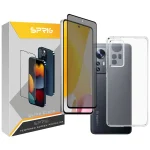 کاور اسپریگ مدل Clear-PRV مناسب برای گوشی موبایل شیائومی Mi 12 Lite 5G به همراه محافظ صفحه نمایش گوشی