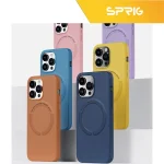 کاور اسپریگ مدل Magsafe leather مناسب برای گوشی موبایل اپل Iphone 14 Pro Max - Image 15