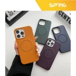 کاور اسپریگ مدل Magsafe leather مناسب برای گوشی موبایل اپل Iphone 14 Pro Max - Image 2