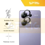 محافظ لنز دوربین اسپریگ مدل Ring Metal مناسب برای گوشی موبایل شیائومی Poco M6 Pro - Image 4