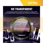 محافظ لنز دوربین اسپریگ مدل Ring Metal مناسب برای گوشی موبایل شیائومی Poco M6 Pro - Image 5