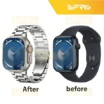 بند اسپریگ مدل 3Bead Ultra Design مناسب برای اپل واچ Series 7 Aluminum 41mm / Series 8 Aluminum 41mm / Series 9 Aluminum 41mm به همراه کاور - Image 5