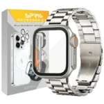 بند اسپریگ مدل 3Bead Ultra Design مناسب برای اپل واچ Series 7 Aluminum 41mm / Series 8 Aluminum 41mm / Series 9 Aluminum 41mm به همراه کاور