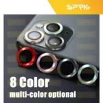 محافظ لنز دوربین اسپریگ مدل Metal-Ring مناسب برای گوشی موبایل اپل iPhone 13 Pro / 13 Pro Max - Image 6