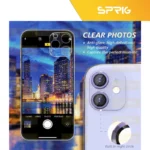محافظ لنز دوربین اسپریگ مدل Metal-Ring مناسب برای گوشی موبایل اپل iPhone 13 / 13 Mini - Image 6
