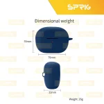 کاور اسپریگ مدل Silicon-SP مناسب برای کیس هدفون بی سیم انکر Soundcore Life Note 3i / P3i - Image 6