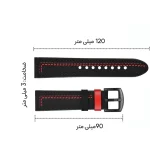 بند اسپریگ مدل Leather ORIGI مناسب برای ساعت هوشمند سامسونگ Watch 3 size 41mm / Galaxy Watch 4 40mm / watch 4 42mm / watch 4 44mm / watch 4 46mm - Image 18