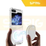 کاور اسپریگ مدل Clear Magsafe مناسب برای گوشی موبایل سامسونگ Galaxy Z Flip 6 - Image 7