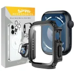 کاور اسپریگ مدل Armor Guard مناسب برای اپل واچ Series SE 2022 44mm / SE 2021 44mm / Series 5 44mm / Series 6 44mm / SE 44mm به همراه محافظ صفحه نمایش