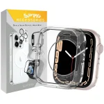 کاور اسپریگ مدل Clear Jelly مناسب برای اپل واچ Series SE 2022 Aluminum Case 40mm / SE 2021 Aluminum Case 40mm / Series 5 40mm / Series 6 40mm / Series 4 40mm