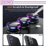 محافظ لنز دوربین زیرو مدل Ring-Metal-ZR مناسب برای گوشی موبایل سامسونگ Galaxy A05s - Image 9