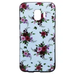 کاور طرح Flowers مدل TD-01 مناسب برای گوشی موبایل سامسونگ Galaxy J4