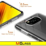 کاور ام‌گلس مدل Clear مناسب برای گوشی موبایل شیائومی Poco X3 / X3 NFC / X3 Pro - Image 5