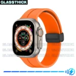 بند گلستیک مدل Magnetic-ORG-GL مناسب برای ساعت هوشمند ویرفیت HW8 Ultra max - Image 8