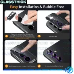 محافظ لنز دوربین گلستیک مدل Ring-Metal-GL مناسب برای گوشی موبایل سامسونگ Galaxy A05s - Image 12