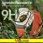 محافظ صفحه نمایش شیشه‌ای ام‌گلس مدل SH-FULL-MG مناسب برای  ساعت هوشمند ویرفیت BML Ultra max بسته دو عددی - Image 4