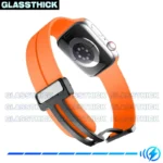 بند گلستیک مدل Magnetic-ORG-GL مناسب برای ساعت هوشمند الترا T1000 Ultra 49mm - Image 21