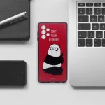 کاور گلستیک طرح Angry Panda  مدل GLCOV مناسب برای گوشی موبایل سامسونگ Galaxy A13 4G - Image 3
