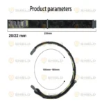 بند آلتیمیت شیلد مدل Nylon-Army-UL-TW مناسب برای ساعت هوشمند ایمیکی SF1 / SF1E / SE1 / ST1 - Image 8