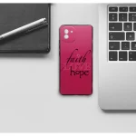 کاور گلستیک طرح Faith Love Hope مدل GLCOV مناسب برای گوشی موبایل سامسونگ Galaxy A03 - Image 2