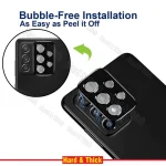 محافظ لنز دوربین هارد اند تیک مدل 3D-HT مناسب برای گوشی موبایل سامسونگ Galaxy A52 4G / A52 5G / A52s 5G - Image 6