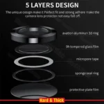 محافظ لنز دوربین هارد اند تیک مدل Ring-Metal-HT مناسب برای گوشی موبایل سامسونگ Galaxy A05s - Image 7