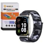 بند آلتیمیت شیلد مدل Nylon-Army-UL-TW مناسب برای ساعت هوشمند کیو سی وای GTC / GTS / GS / GT