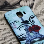 کاور طرح گل رز و برج ایفل مدل TD-01 مناسب برای گوشی موبایل سامسونگ Galaxy J4 2018 - Image 2