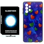 کاور گلستیک طرح Hearts  مدل GLCOV مناسب برای گوشی موبایل سامسونگ Galaxy A13 4G