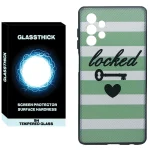 کاور گلستیک طرح Locked مدل GLCOV مناسب برای گوشی موبایل سامسونگ Galaxy A13 4G