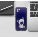 کاور گلستیک طرح Cute Bear مدل GLCOV مناسب برای گوشی موبایل سامسونگ Galaxy A03 - Image 2