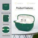 کاور آلتیمیت شیلد مدل Silicon-UL مناسب برای کیس هدفون بی سیم هایلو W1 ANC - Image 6