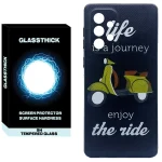 کاور گلستیک طرح Enjoy The Ride مدل GLCOV مناسب برای گوشی موبایل سامسونگ Galaxy A33 5G