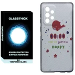 کاور گلستیک طرح Gonna Be Happy مدل GLCOV مناسب برای گوشی موبایل سامسونگ Galaxy A33 5G