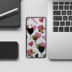 کاور گلستیک طرح Heart and Bear مدل GLCOV مناسب برای گوشی موبایل سامسونگ Galaxy A13 4G - Image 3