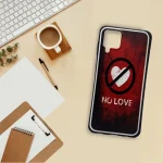 کاور طرح No Love مدل MTH مناسب برای گوشی موبایل سامسونگ Galaxy A12 - Image 2