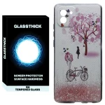 کاور گلستیک طرح Pink Tree مدل GLCOV مناسب برای گوشی موبایل سامسونگ Galaxy A03