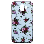 کاور طرح Flowers مدل TD-01 مناسب برای گوشی موبایل سامسونگ Galaxy A6