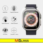 محافظ صفحه نمایش شیشه‌ای ام‌گلس مدل SH-MG مناسب برای ساعت هوشمند الترا BML Ultra Max بسته سه عددی - Image 3