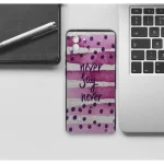 کاور گلستیک طرح Never Say Never مدل GLCOV مناسب برای گوشی موبایل سامسونگ Galaxy A03 - Image 3