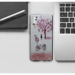 کاور گلستیک طرح Pink Tree مدل GLCOV مناسب برای گوشی موبایل سامسونگ Galaxy A03 - Image 2