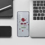 کاور گلستیک طرح Gonna Be Happy مدل GLCOV مناسب برای گوشی موبایل سامسونگ Galaxy A33 5G - Image 3